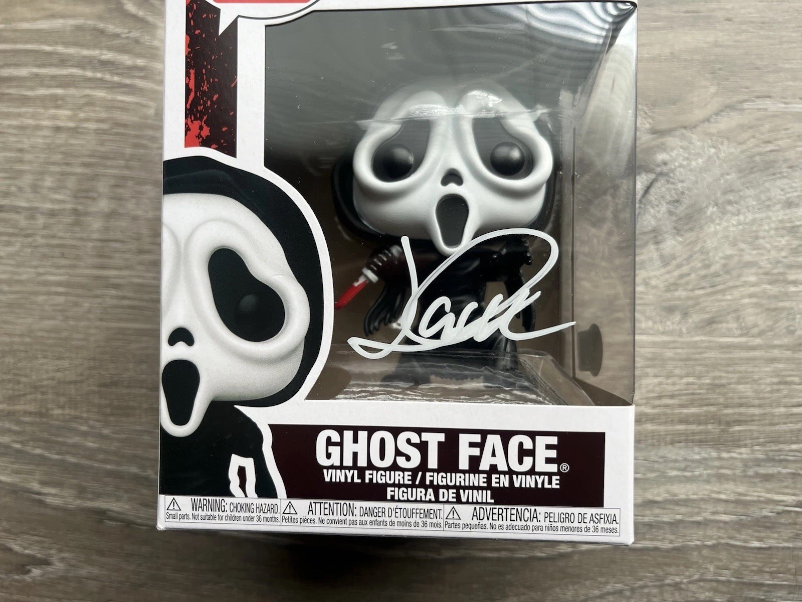 Jack Quaid Signed Ghostface Funko Pop Beckett COA 1607 Scream Richie Kirsch