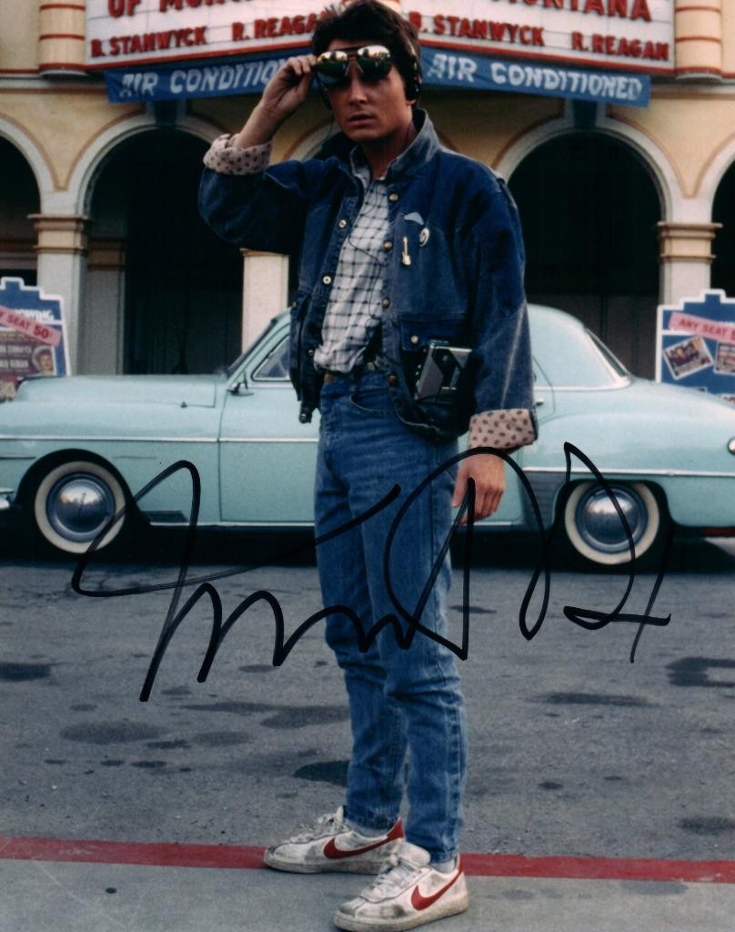 Michael J Fox signed 8×10 Photo autographed Picture with COA