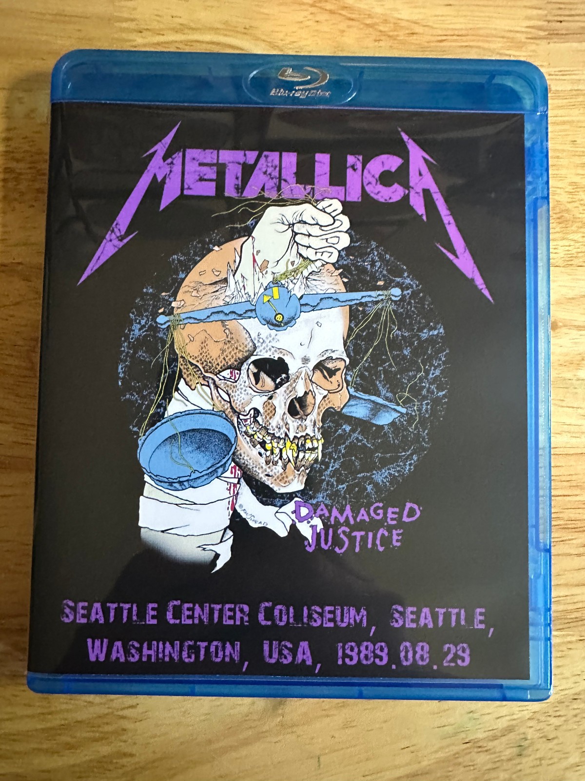 Metallica – Damaged Justice in Seattle Blu-ray Lars Ulrich Hetfield Hammett