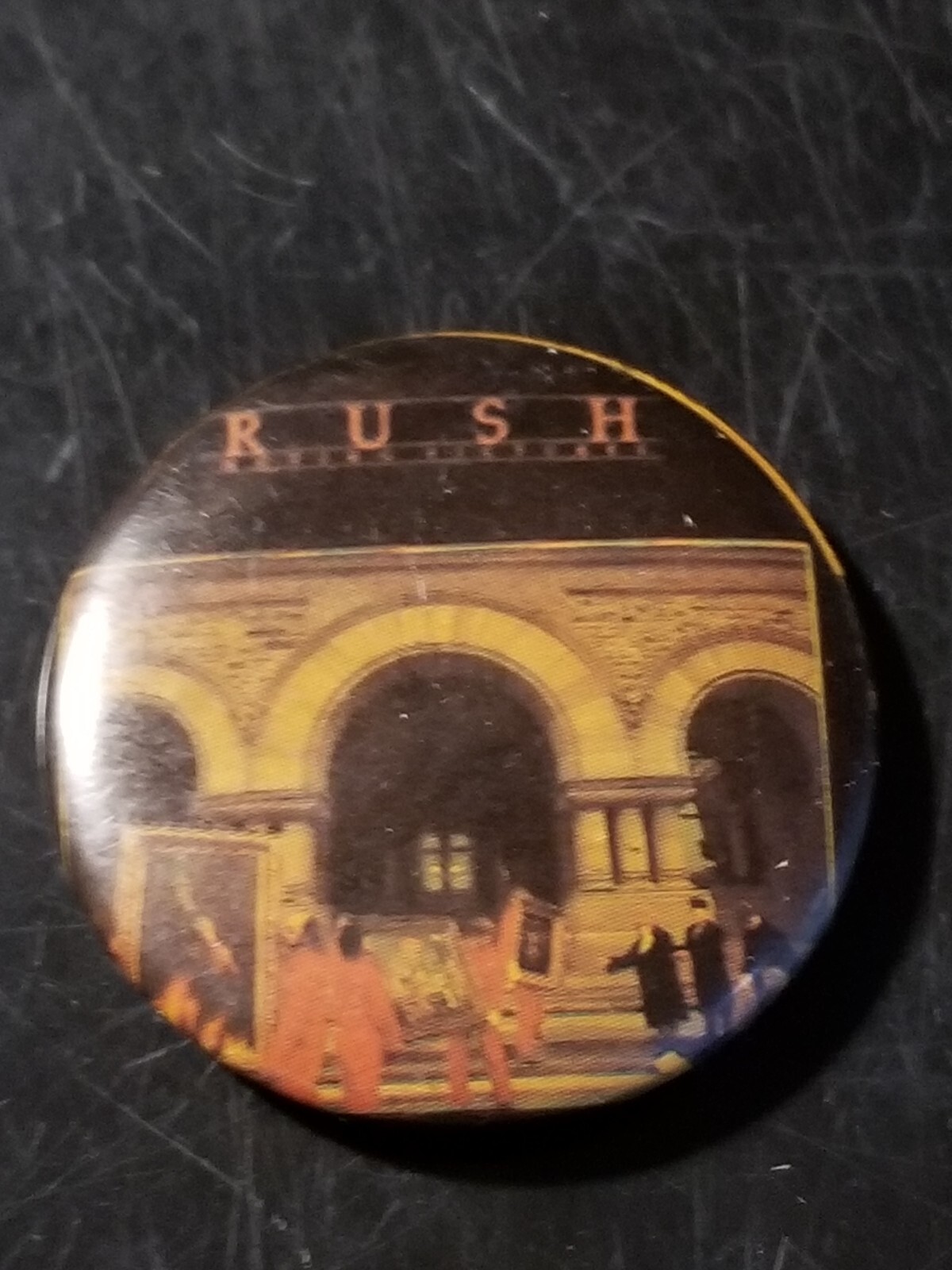 Vintage Rush Moving Pictures 1 1/4″ Pin Badge Button