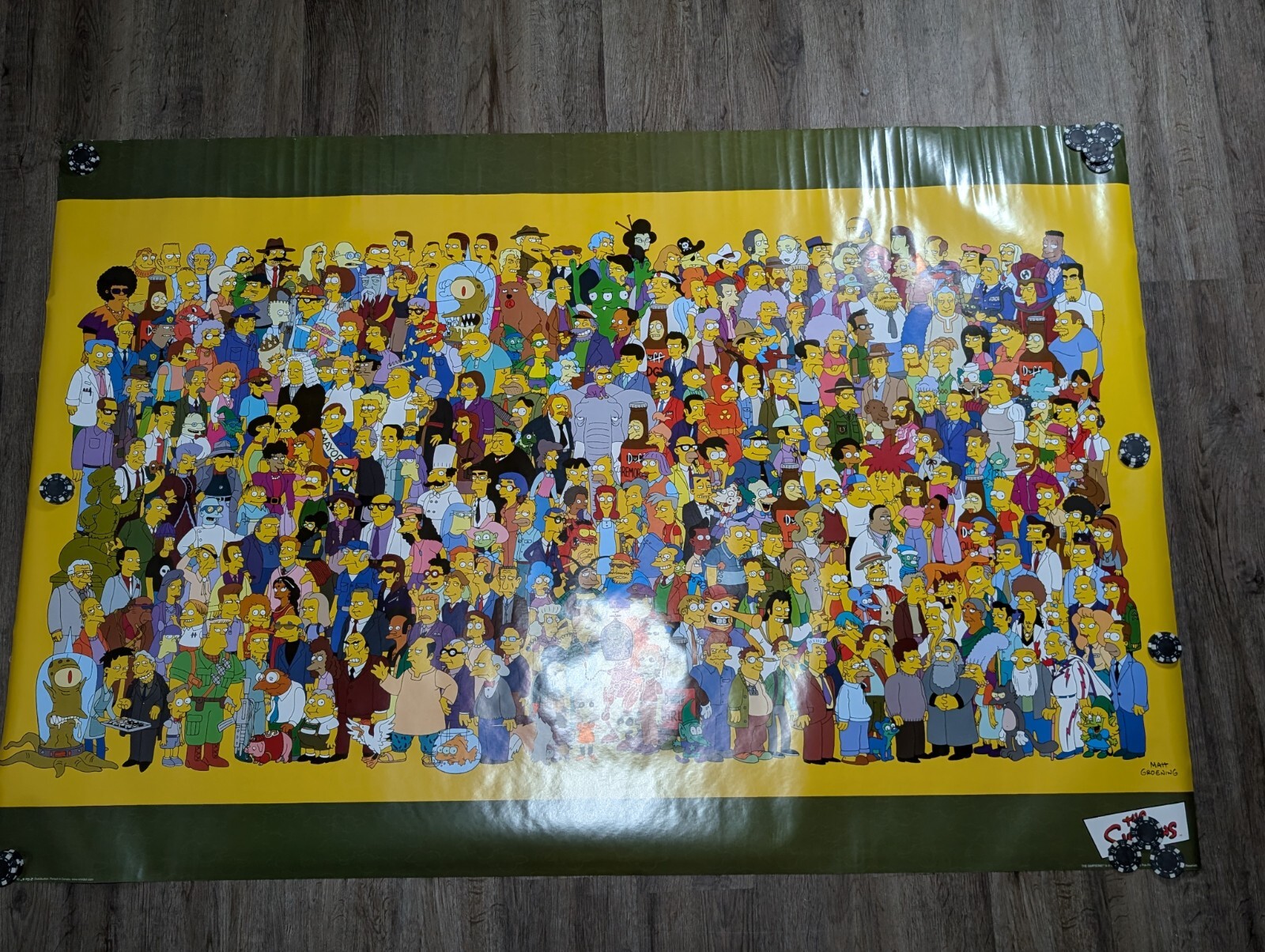 SIMPSONS POSTER NEW 2003 RARE VINTAGE COLLECTIBLE OVERSIZED GIANT 60 X 40 SUPER
