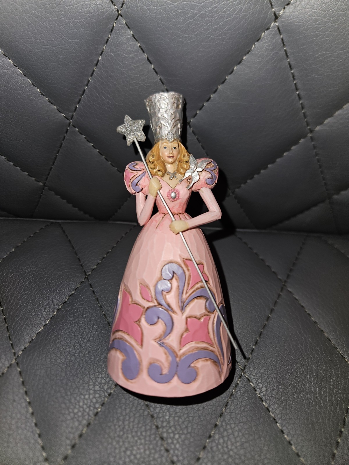 Jim Shore Wizard of Oz Glinda The Good Witch Ornament Enesco Pink Christmas 4″