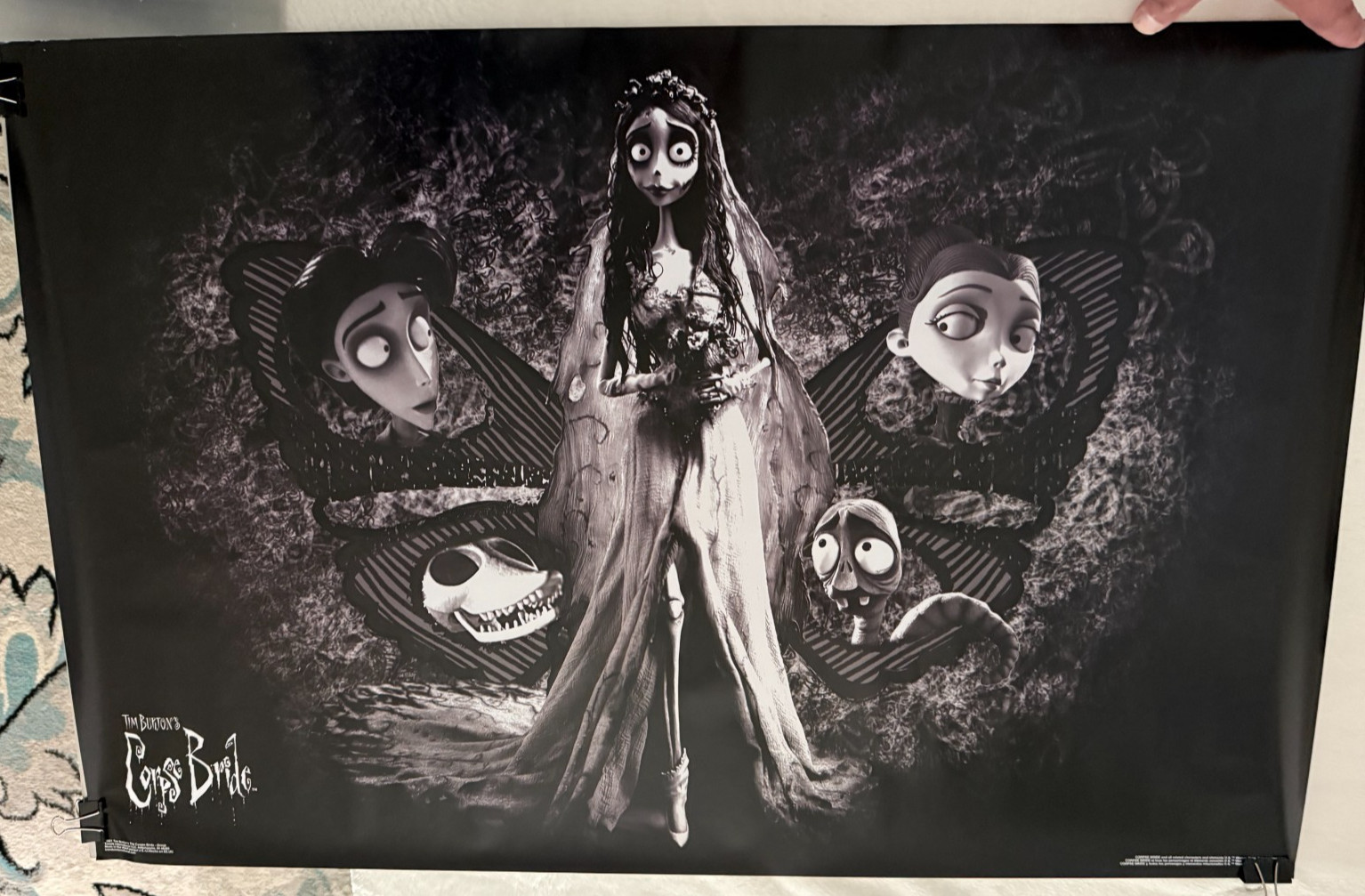 TIM BURTON’S THE CORPSE BRIDE – ONE SHEET POSTER – 22×34 – rare landscape