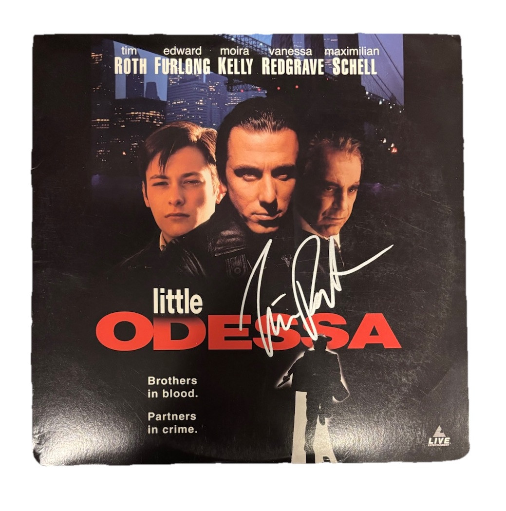 Tim Roth Signed Autographed Little Odessa Movie Laserdisc