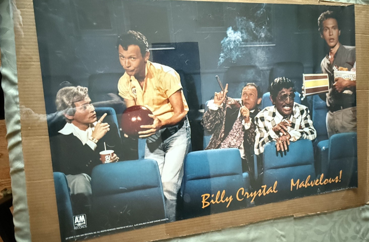 Billy Crystal Mahvelous! Vintage 1985 Record Comedy Album Promo Poster 24×36 A&M