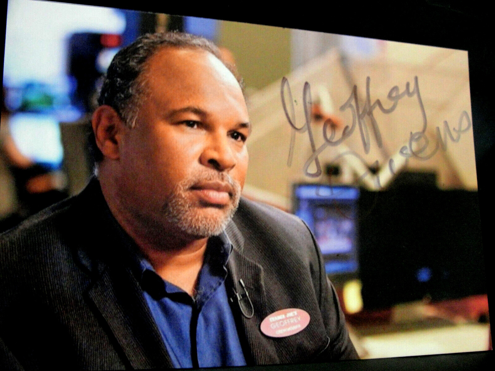 Geoffrey Owens 2x Signed Autograph 4×6 Photo w/COA-The Cosby Show
