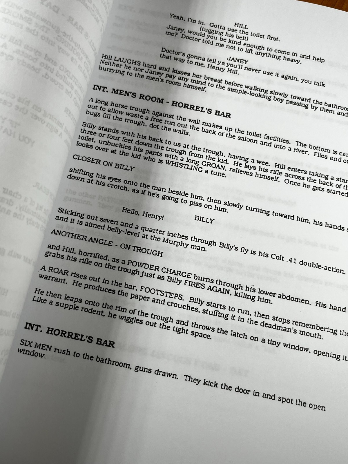 Young Guns Script Signed- Autograph Reprints- Emilio Estevez- Western