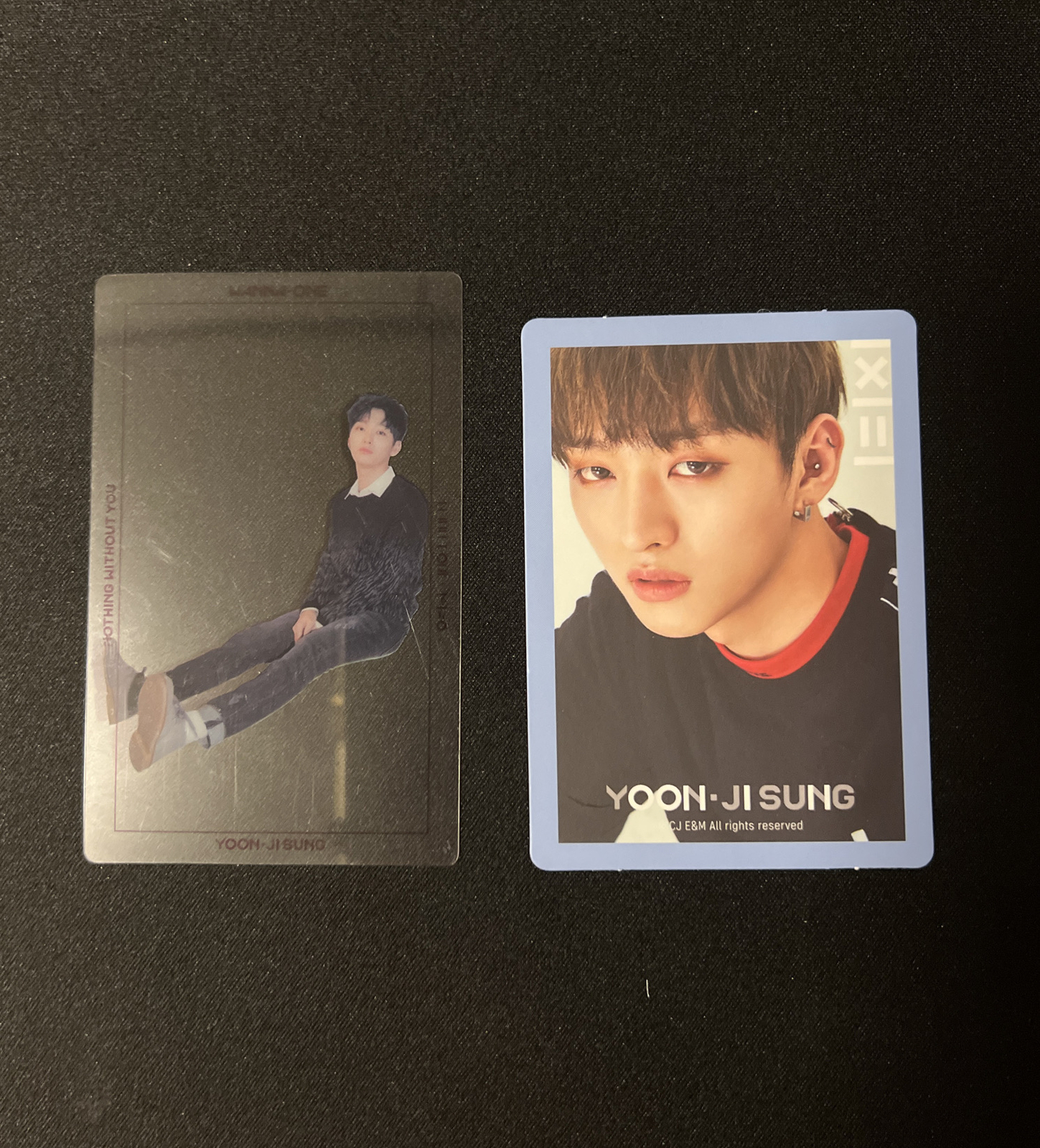 Wanna One Yoon Jisung Clear PC + PC