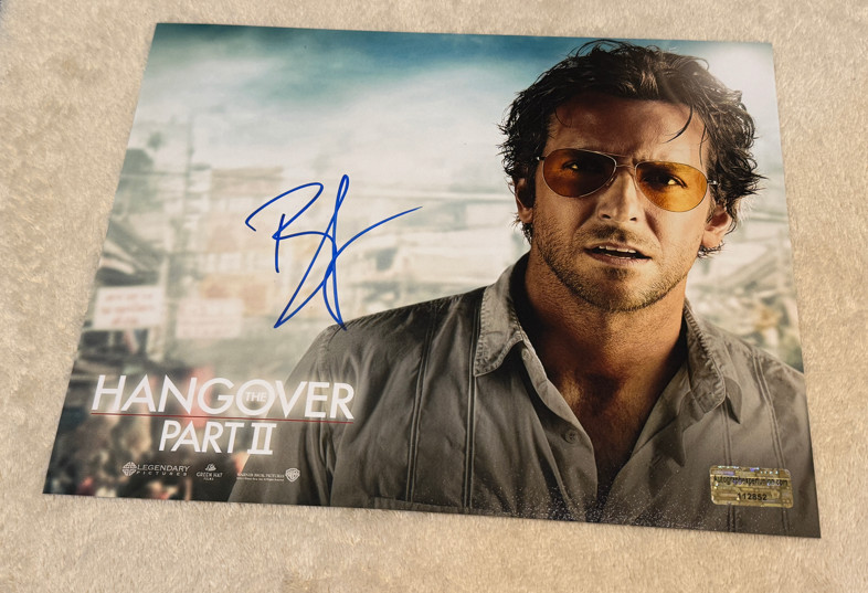 Bradley Cooper Signed Autographed 8×10 Photograph Auto Photo Hangover Part II