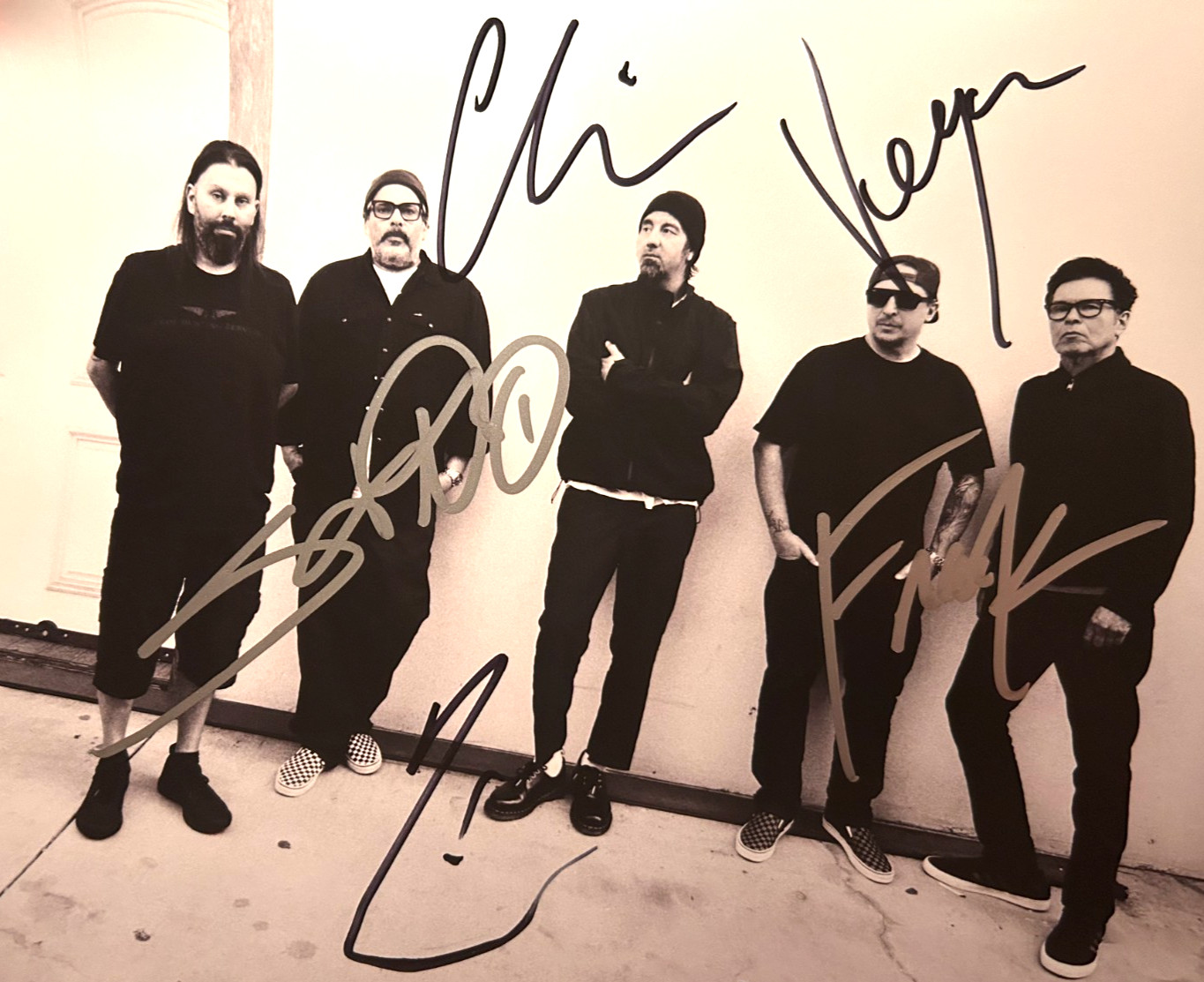 DEFTONES Band Signed: 8×10″ Autographs Original Authentic Signatures w/COA