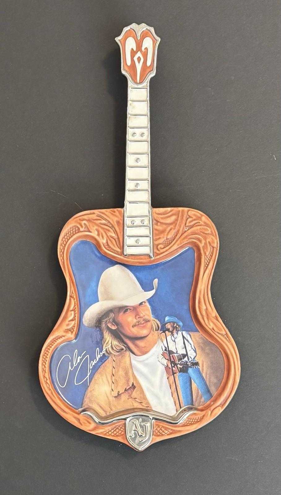 2002 Guitar Plate No. C2385 Alan Jackson Country Legend Where I Come From