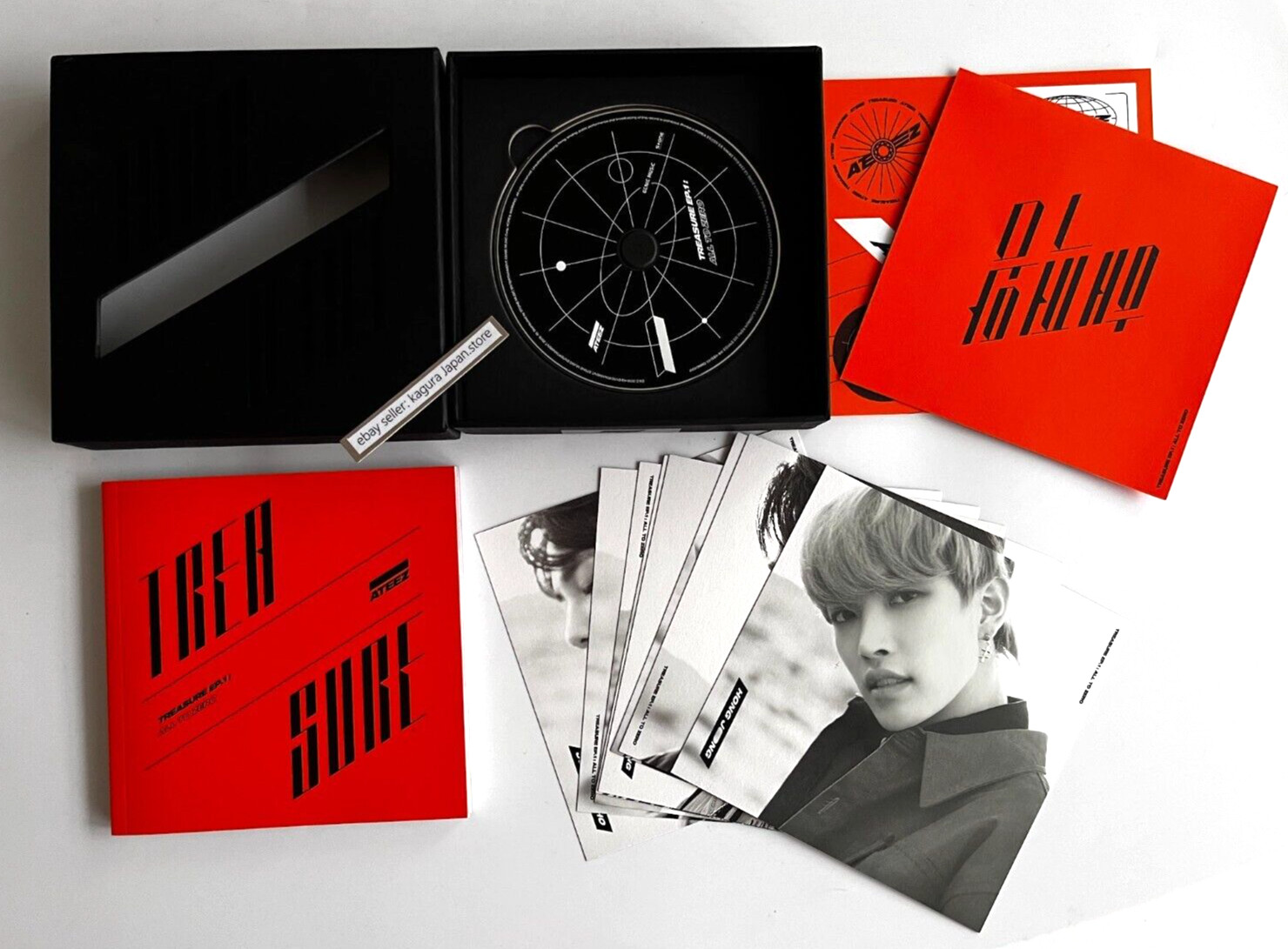 ATEEZ TREASURE EP.1：ALL TO ZERO 1st EP Album / CD + Booklet + Sticker + Postcard