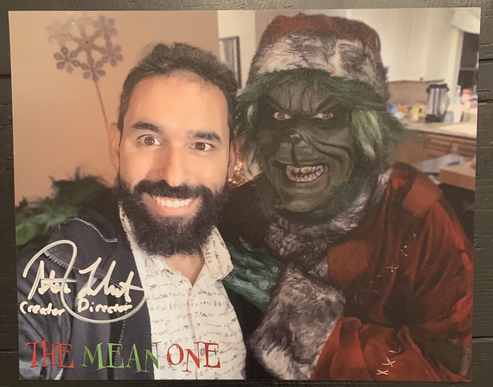 SIGNED 8×10 The Mean One Steven LaMorte Creator and Director