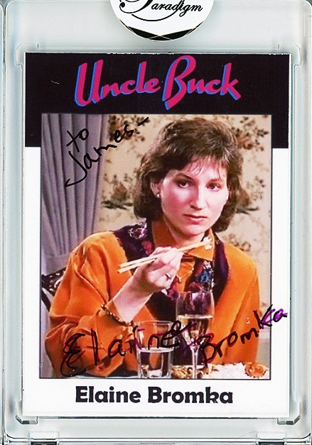 -UNCLE BUCK- Elaine Bromka Signed/Autograph/Auto Certified Movie Trading Card