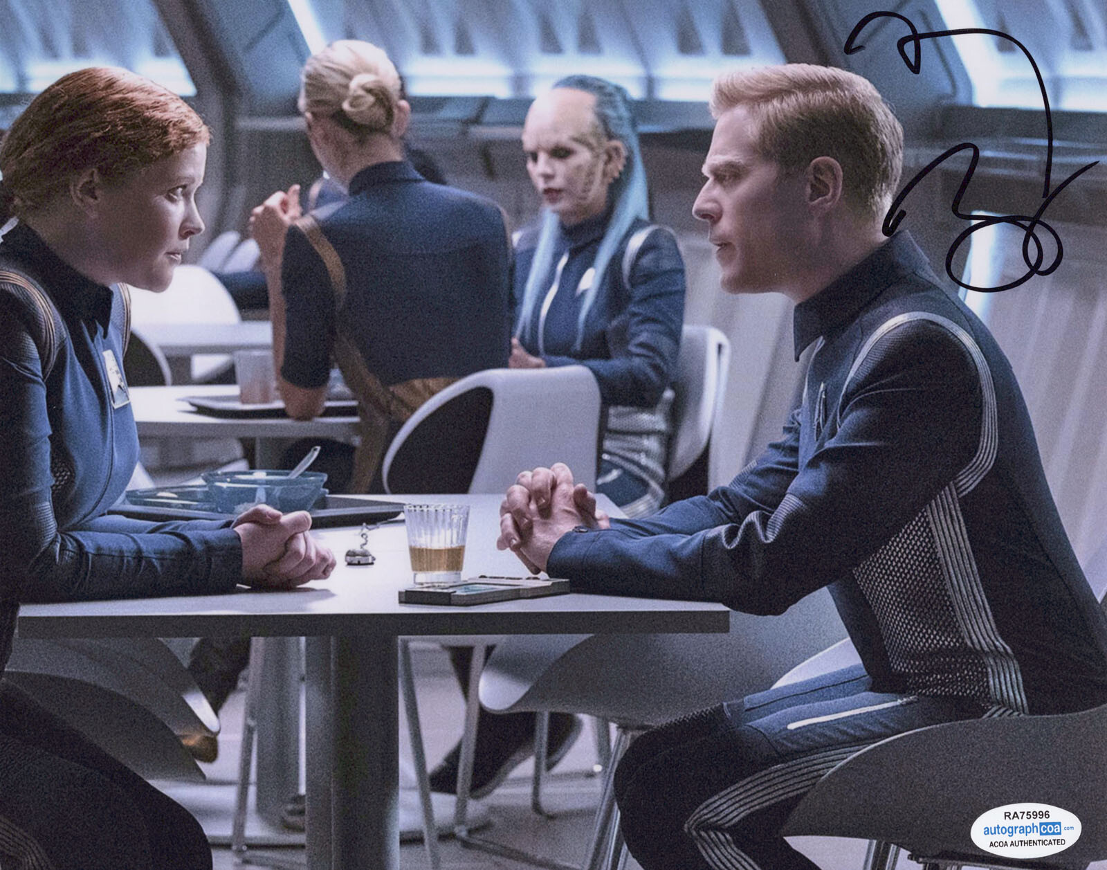 Anthony Rapp signed “STAR TREK DISCOVERY” 8×10 Photo AUTO Paul Stamets ACOA COA