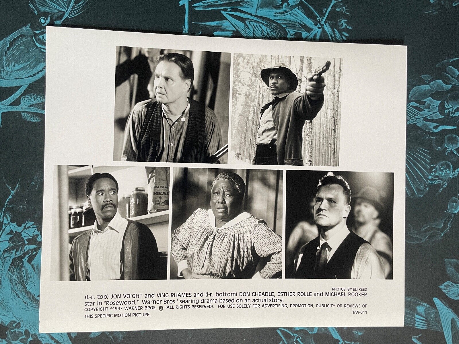 Rosewood 90s Vintage Movie Photo Jon Voight Ving Rhames Don Cheadle Esther Rolle
