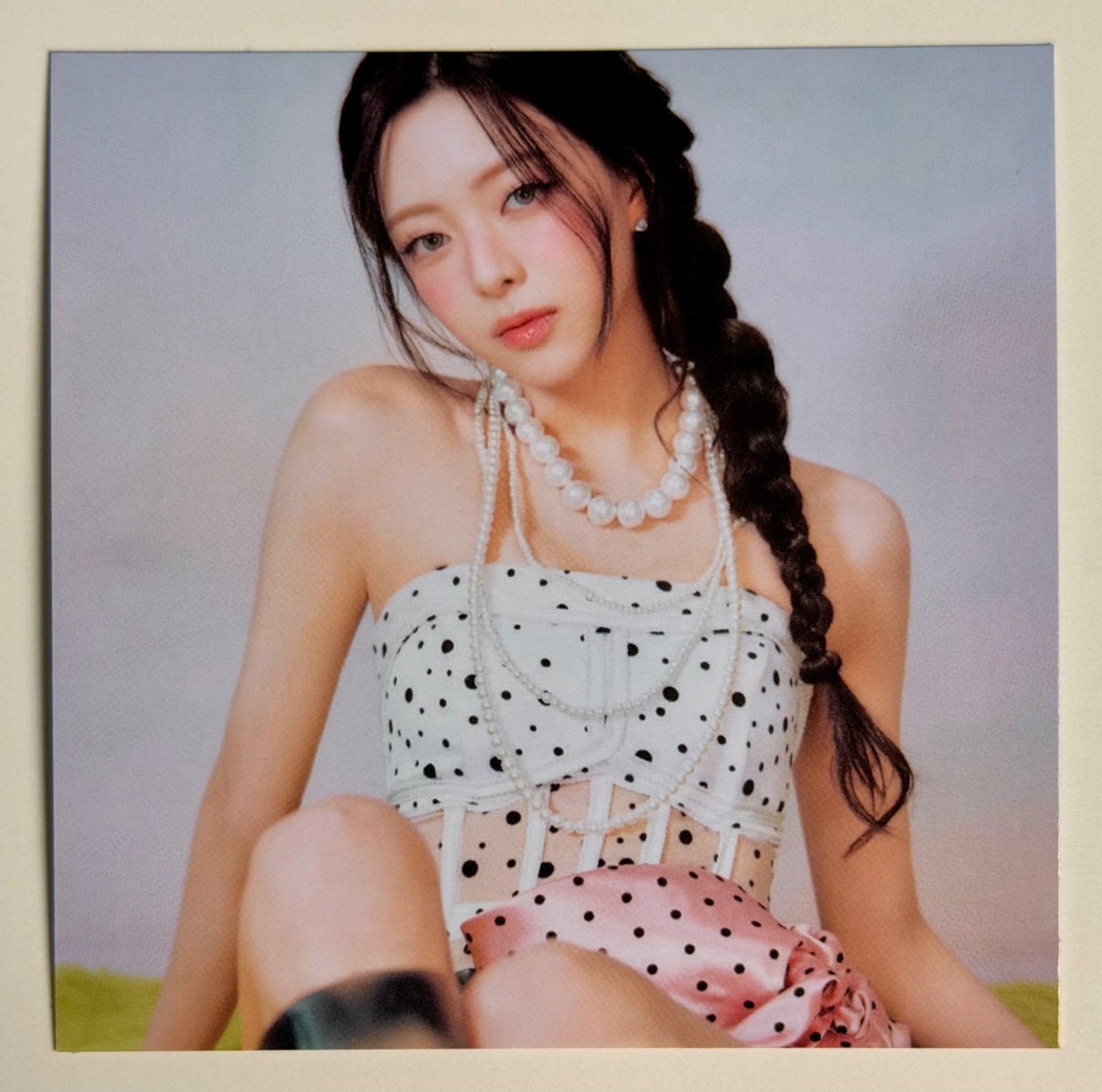 ITZY MOTTO Cake Clicker Keyring Version Official Postcard YUNA