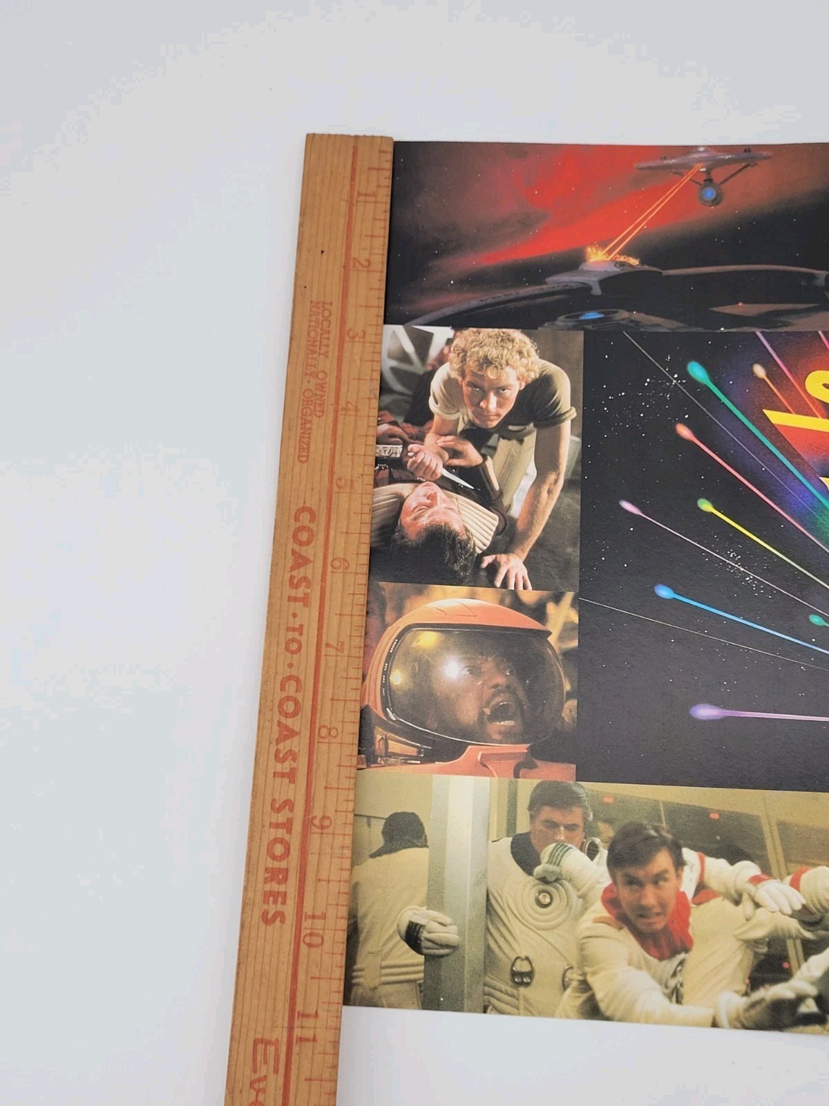Star Trek The Wrath Of Khan Vintage 1982 16.5 X 11 Movie Promo Fold-out Poster