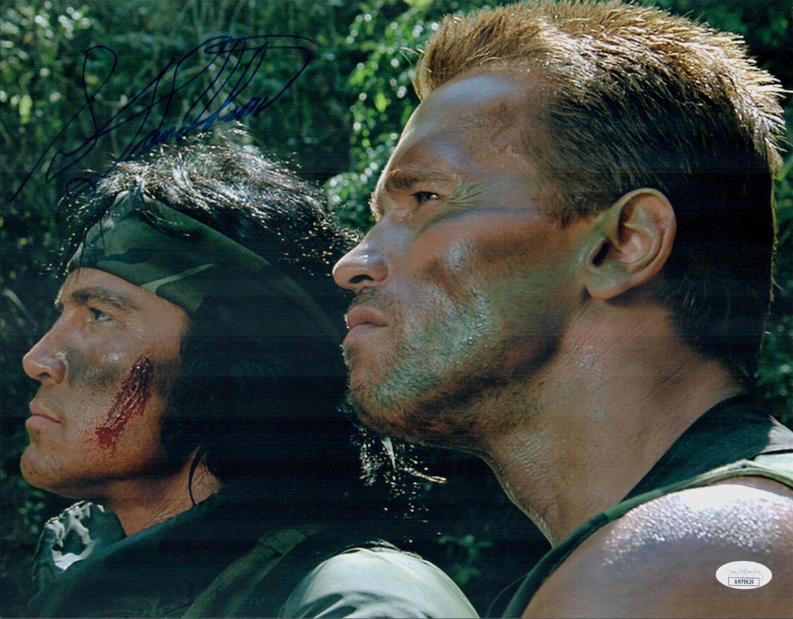 SONNY LANDHAM Signed PREDATOR 11×14 Photo BILLY Authentic Autograph JSA COA Cert