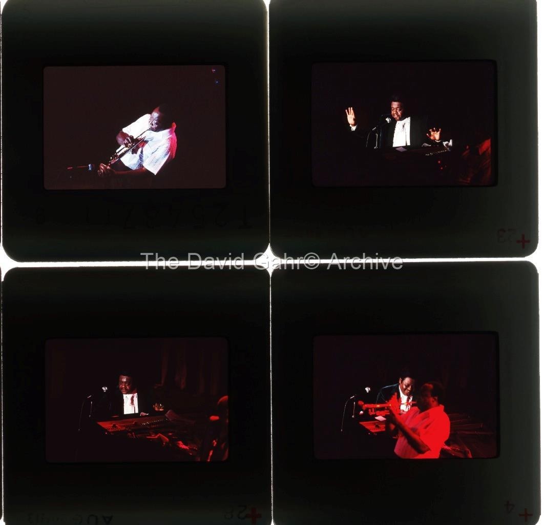 ’80 Fats Domino The Ritz NYC Rock n Roll Pianist 35mm 2 Transparency Lot A627