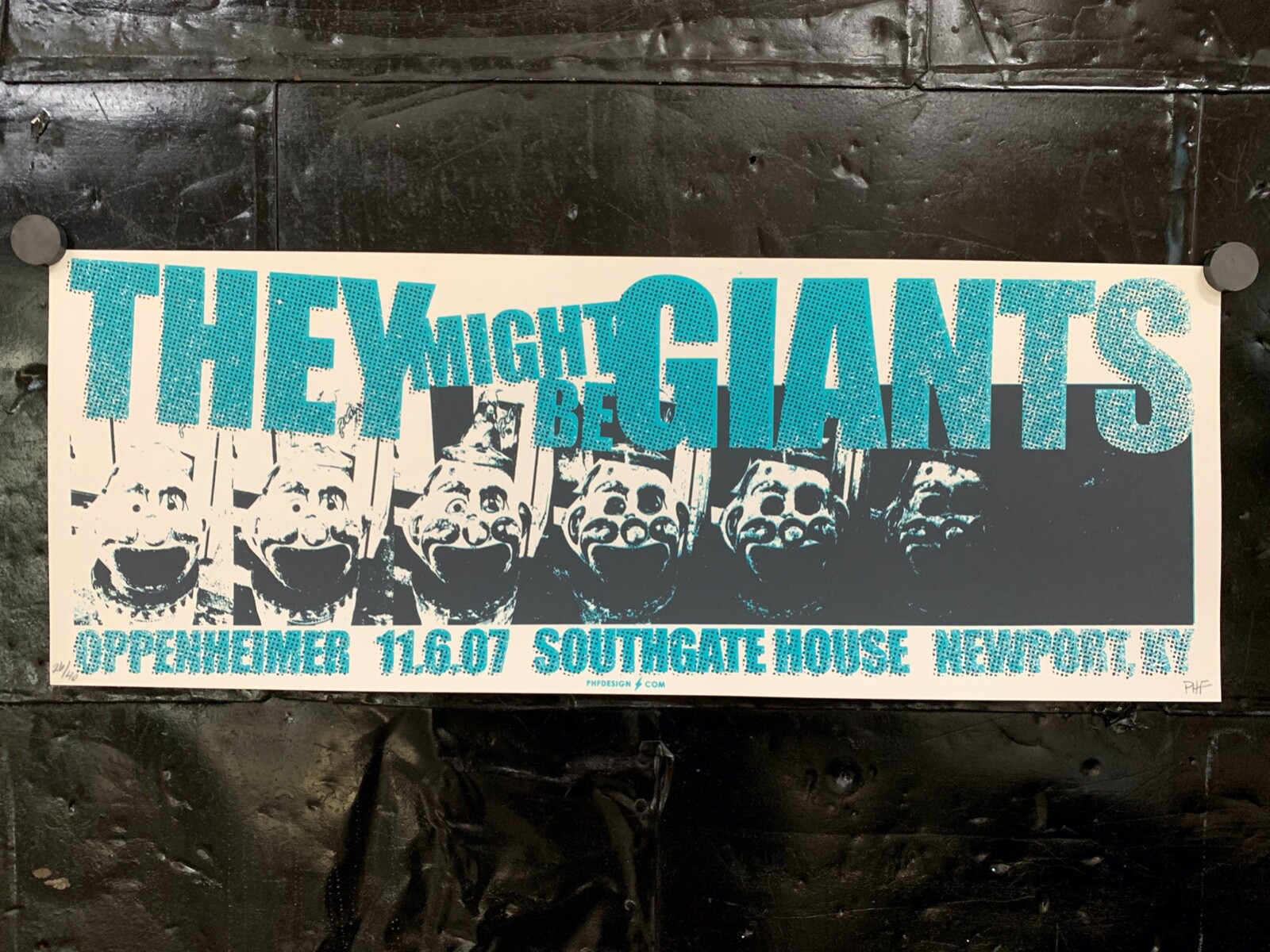 They Might Be Giants November 2007 Limited Edition Gig Poster