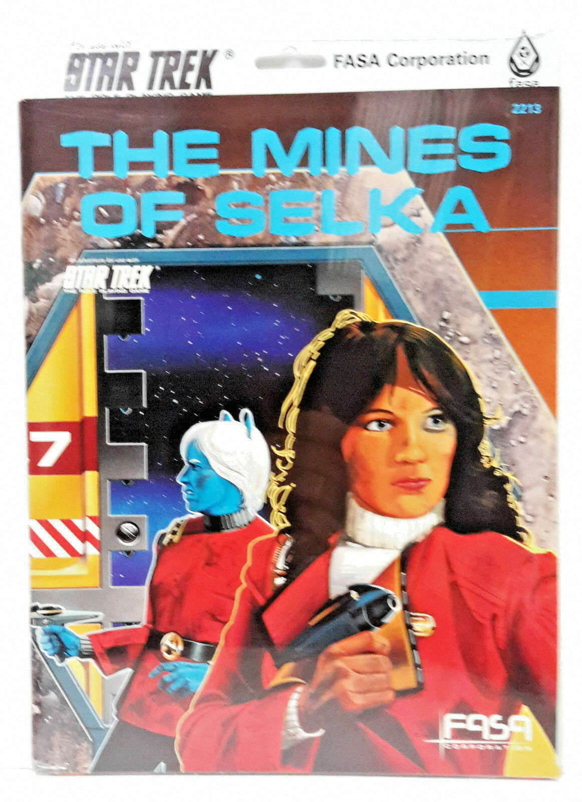 Mines of Selka 1980s Star Trek FASA Role Playing Game (RPG) Adventure-SEALED