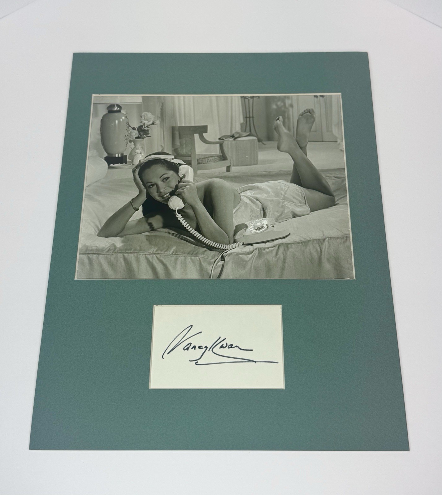 Nancy Kwan *SIGNED* Matted Photo Display (11×14 in) ~ RARE
