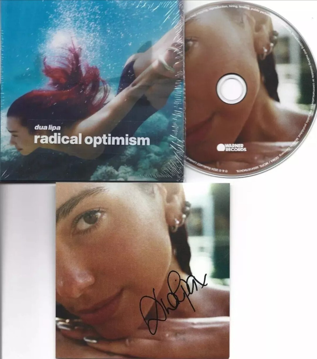 Dua Lipa – Radical Optimism CD – Lenticular Cover – SIGNED Insert