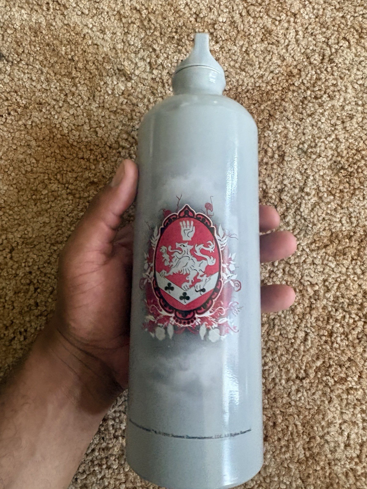 Vintage Twilight Saga Eclipse Aluminum Water Bottle Team Edward Movie Promo 2010
