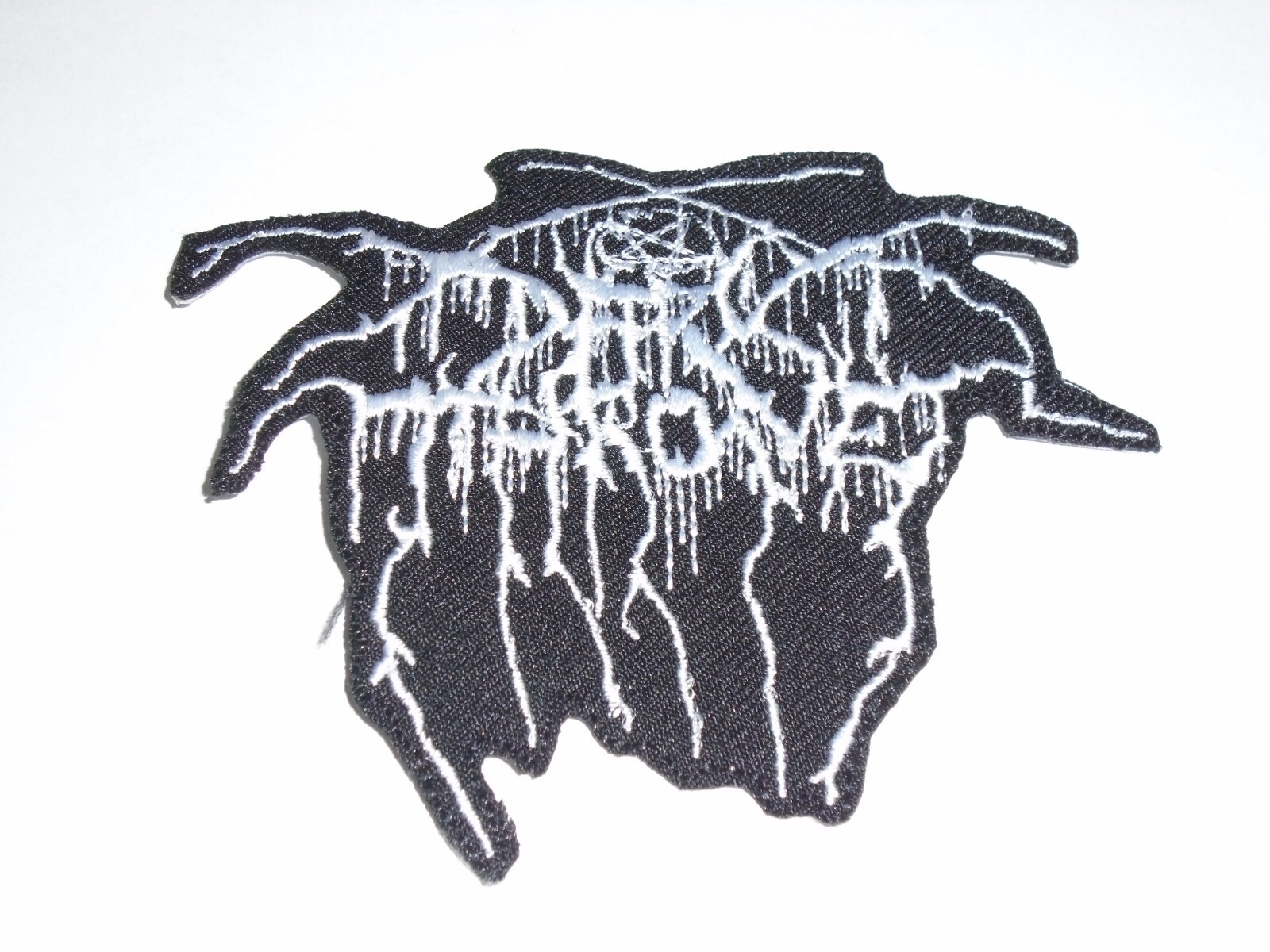 DARKTHRONE BLACK METAL IRON ON EMBROIDERED PATCH