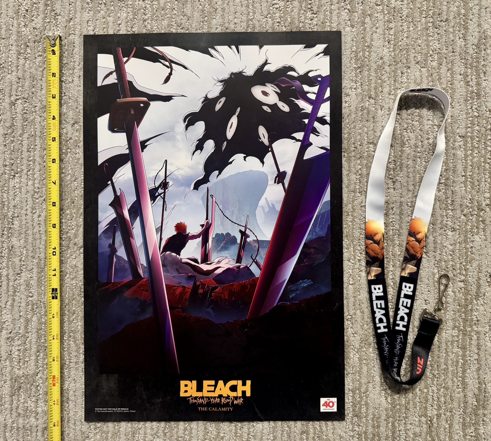 SDCC 2026 Bleach Thousand Year Blood War The Calamity 18×12 Posters & Lanyard