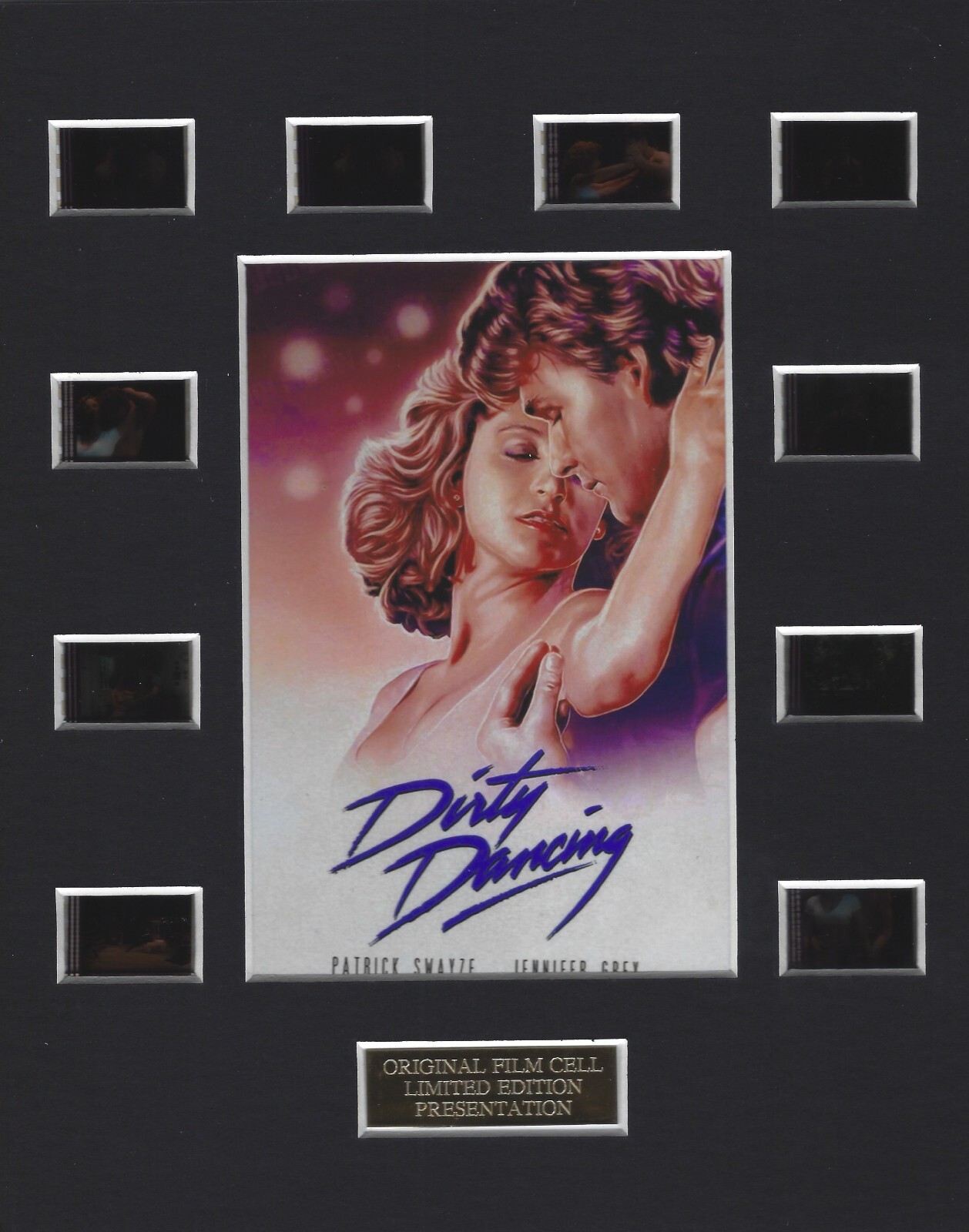 Dirty Dancing (1987) Authentic 35mm Movie Film Cell 8×10 Matted Display – w/COA