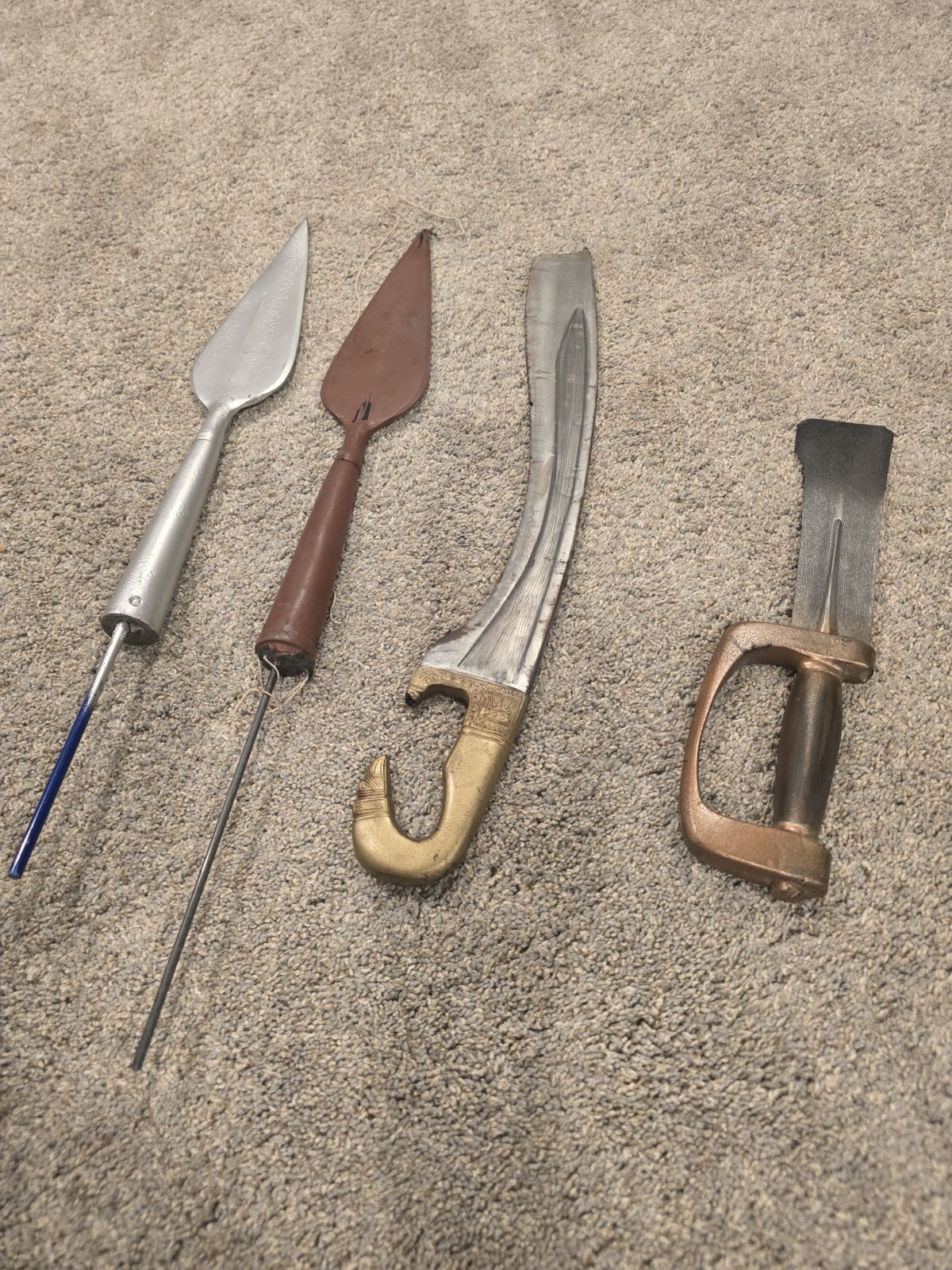 Meet The Spartans Movie Swords And Spear Heads Movie Prop Lot
