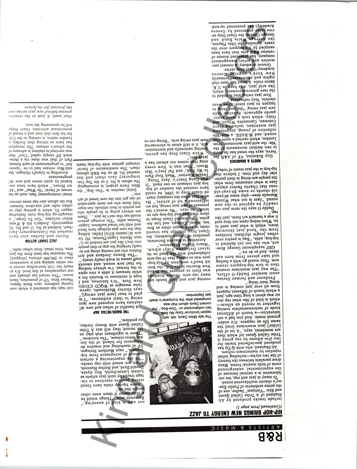 1992 Original Press Kit Information Sheet