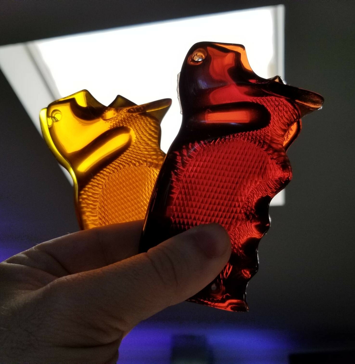 Blade Runner Grips for OG Tomenosuke replica toy prop Amber Clear Smoke etc 2049