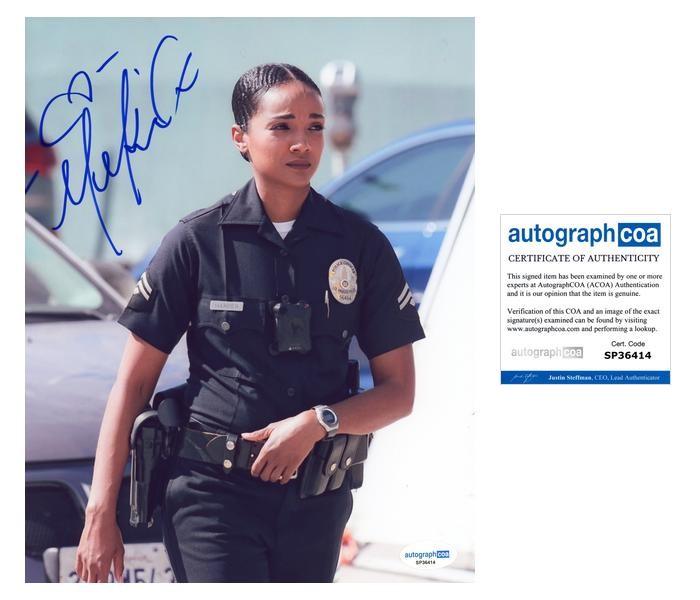 Mekia Cox “The Rookie” AUTOGRAPH Signed ‘Nyla Harper’ 8×10 Photo C ACOA