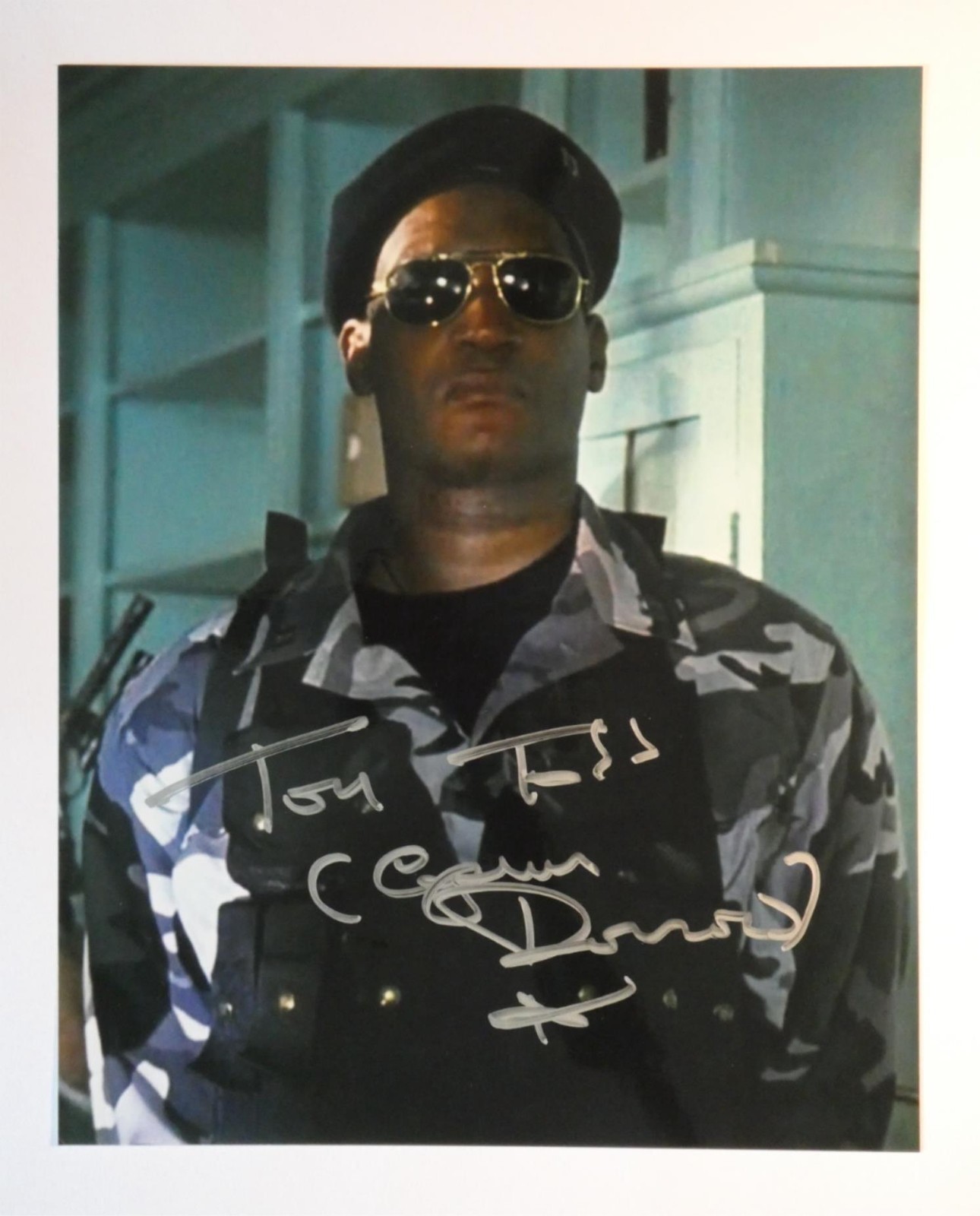 Tony Todd Signed 8×10 Photo Captain Darrow from The Rock, Autographed