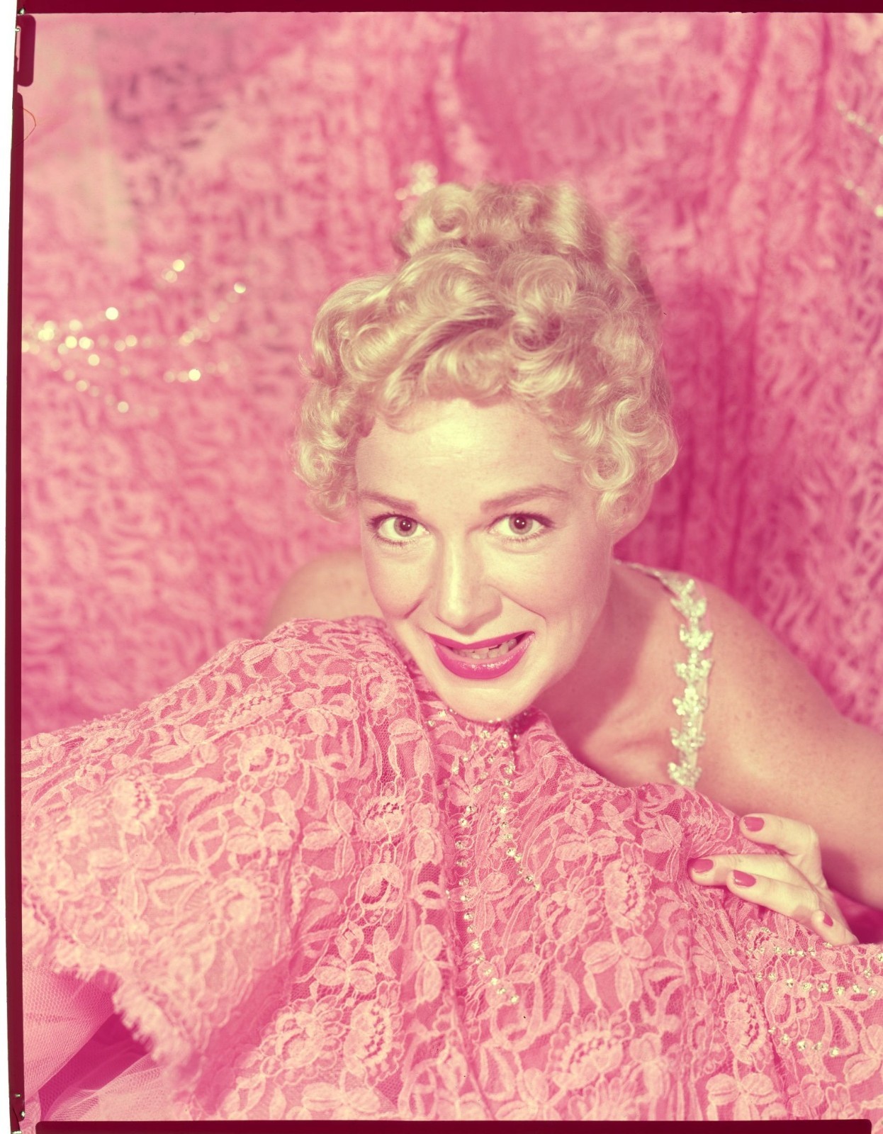 BETTY HUTTON Original Vintage 1950s 8×10 Fox Studio Color Portrait TRANSPARENCY