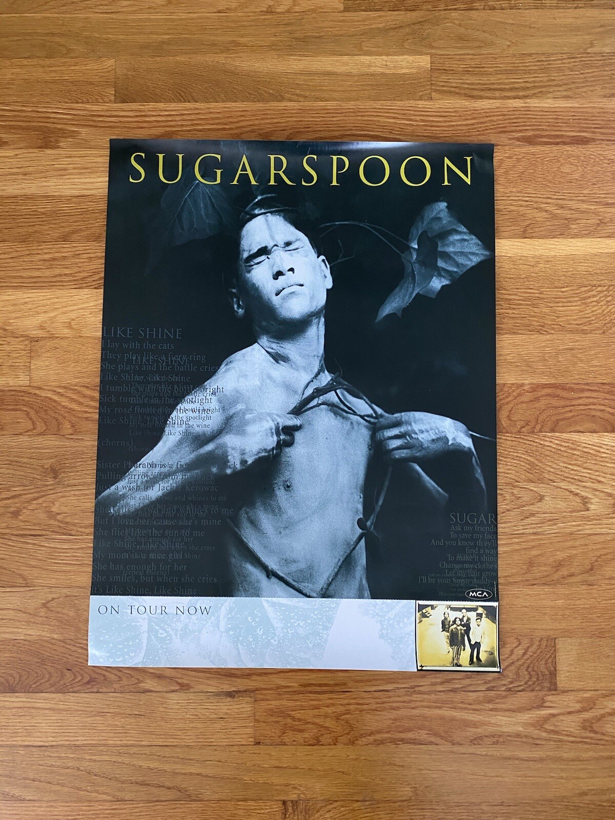 Sugarspoon Like Shine Rare Original Promo Poster 1996 Tour Poster 18×24 Unhung