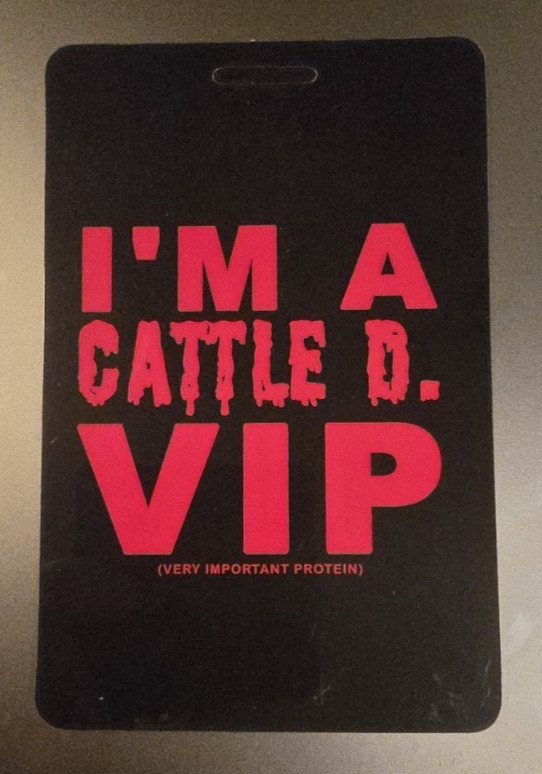 CATTLE DECAPITATION – DEATH ATLAS TOUR VIP Laminate Pass SIGNED!