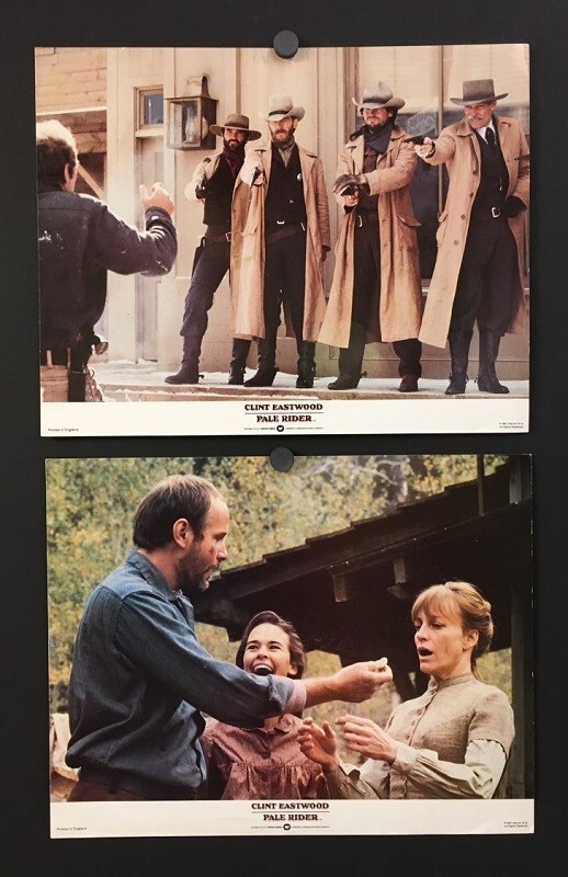 Pale Rider Movie Poster Lobby Cards Clint Eastwood 1985 RARE *Hollywood Posters*