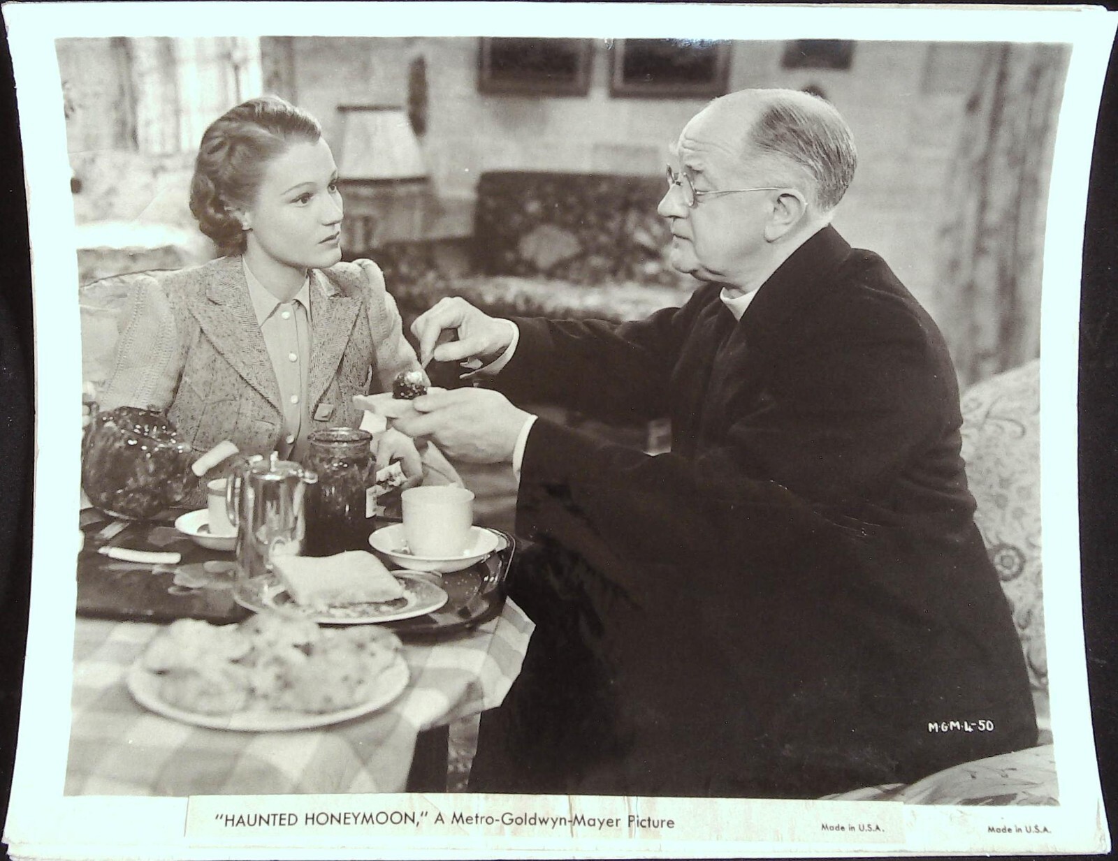 Haunted Honeymoon 8 x 10 Still 1940 Constance Cummings, Aubrey Mallalieu!