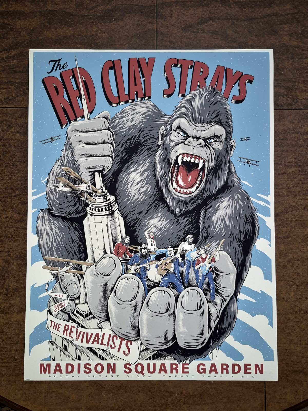 The Red Clay Strays Poster MSG #/200 OFFICIAL Show Ed NEW YORK 2026 MUST READ!