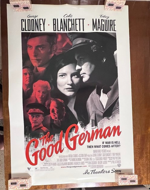 ROLLED The Good German 2006 Double-Sided Movie Poster 27×40 Clooney, Blanchett