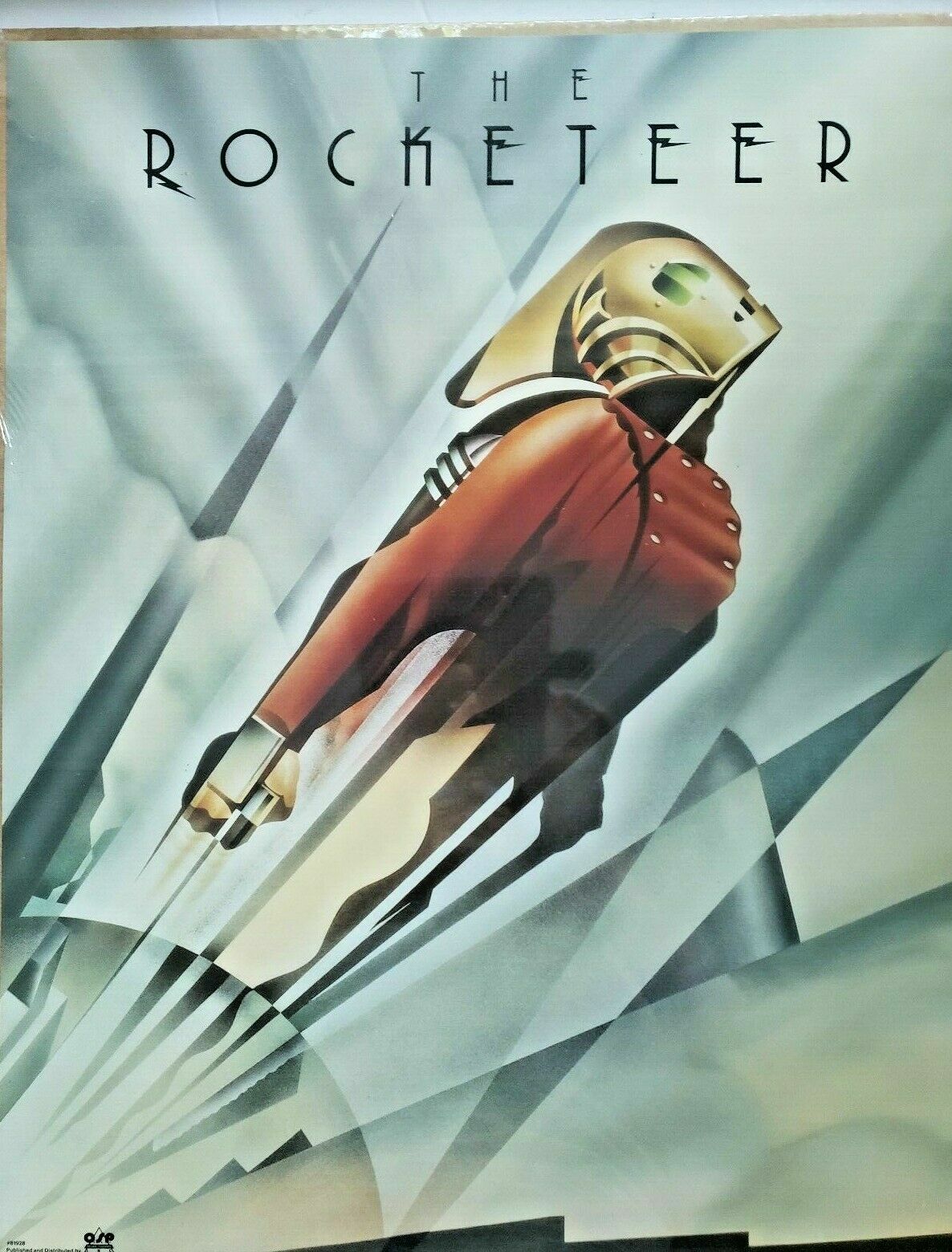 Disney’s The Rocketeer 1991 Original Movie Poster New Old Stock Print WS10