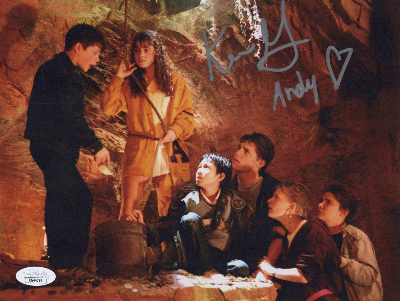 KERRI GREEN Signed THE GOONIES 8×10 Photo Autograph ANDY JSA COA CERT