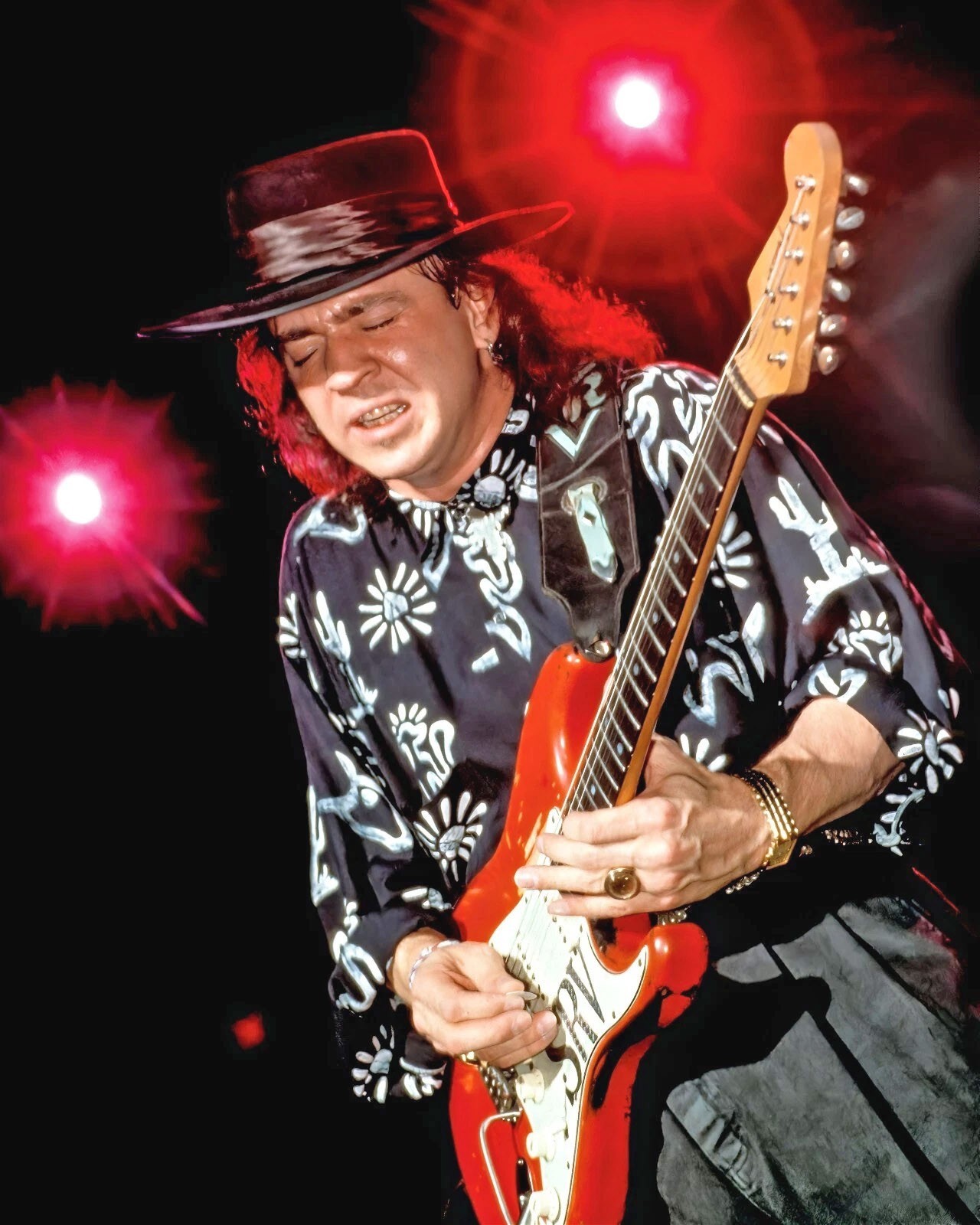 Rock Guitarist STEVIE RAY VAUGHAN Glossy 8×10 Photo Music Singer Print Poster