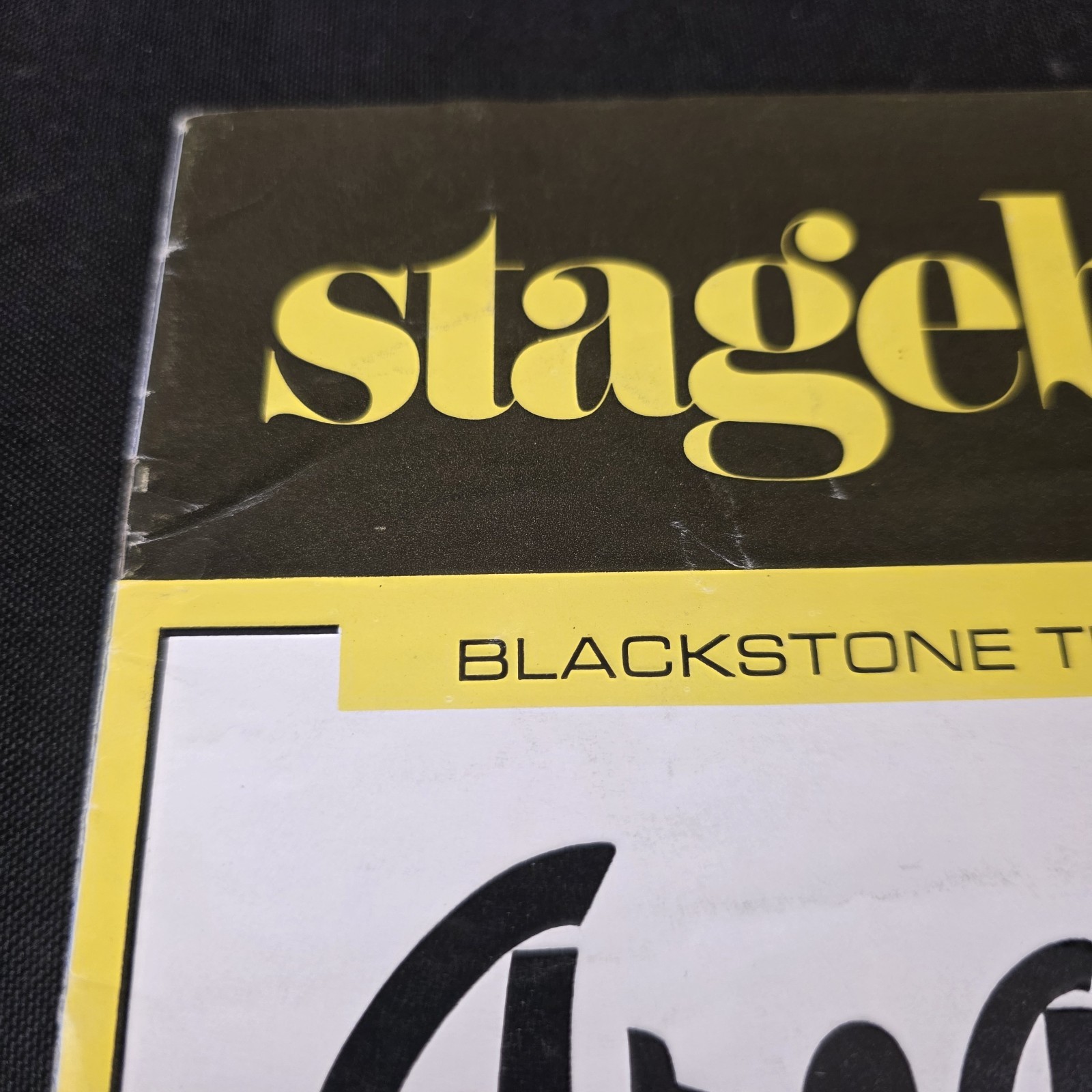 1978 GREASE Musical STAGEBILL Program Shubert Theatre Chicago Vintage Film Era