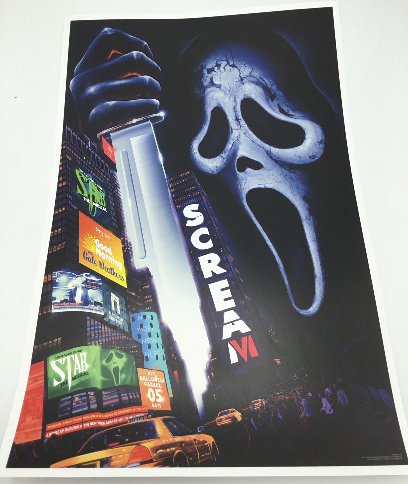 SCREAM 6 Promo Movie Mini Poster 2023 Fan Event Movie 11”x17” Scream VI