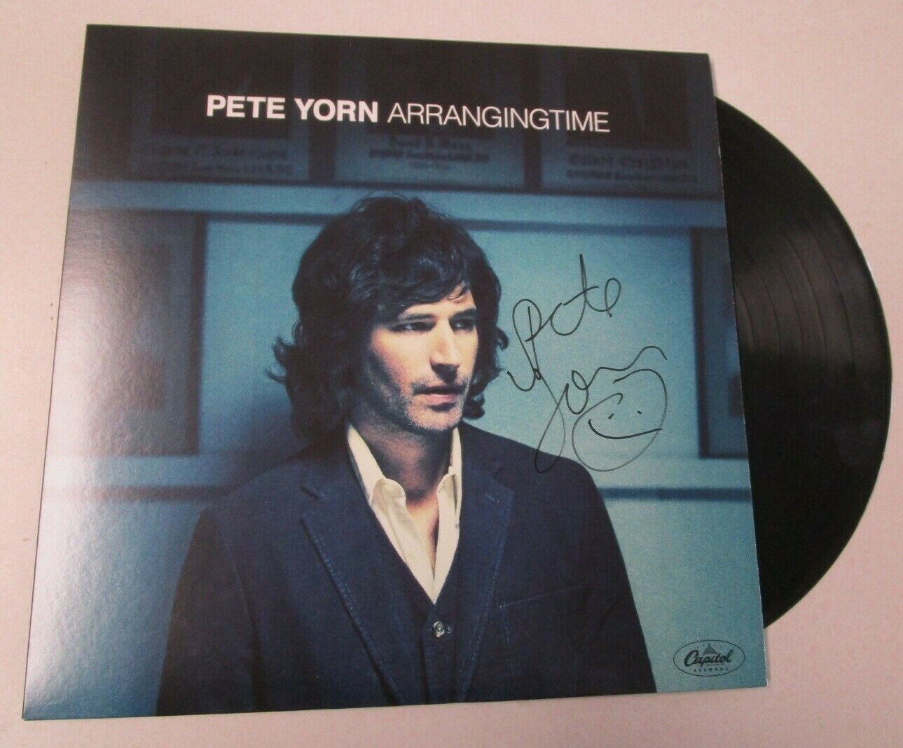 PETE YORN Signed “Arraigning Time” 12″ Vinyl Record Album – Autographed 180g 2LP